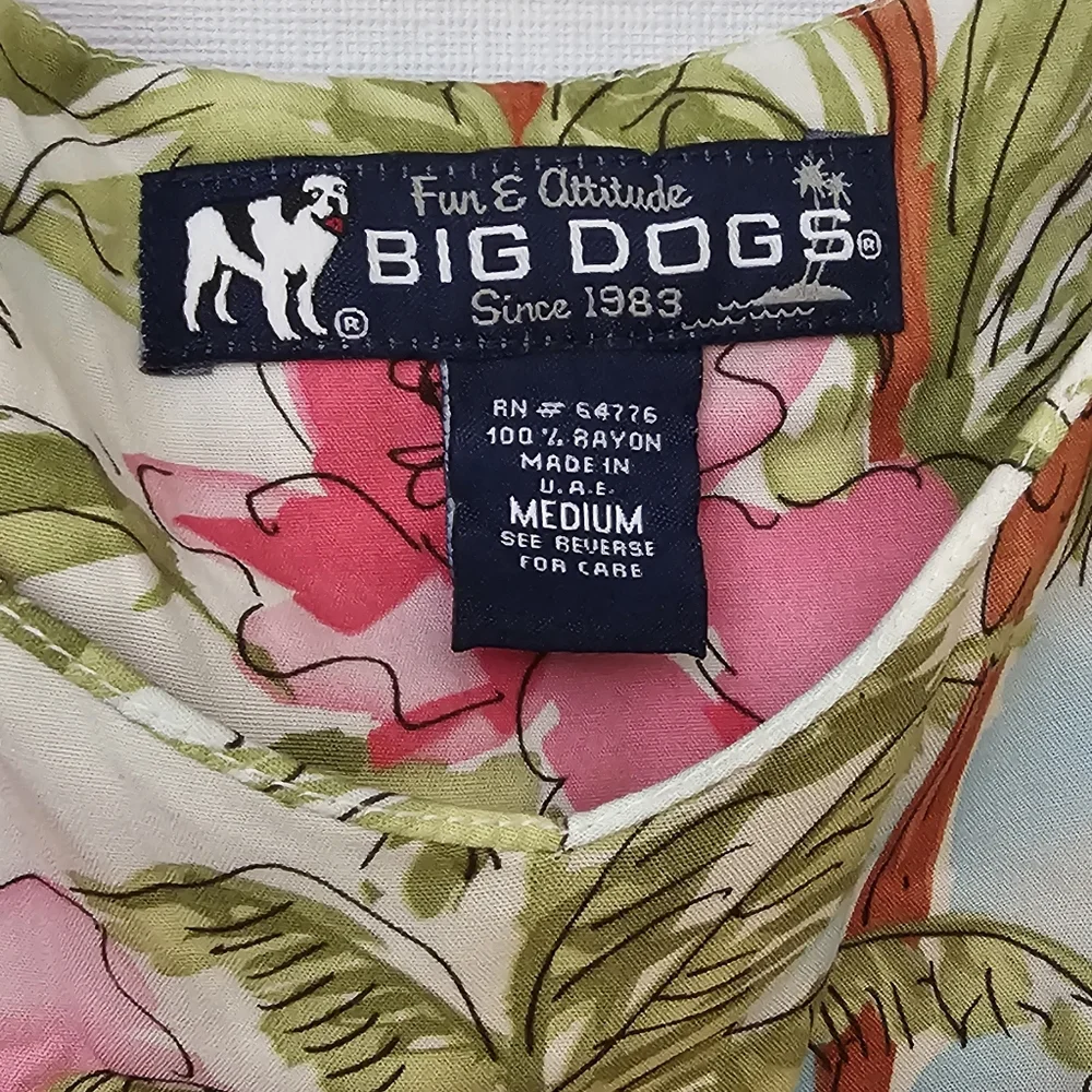 Big Dogs Dress Medium 1990s Excellent
